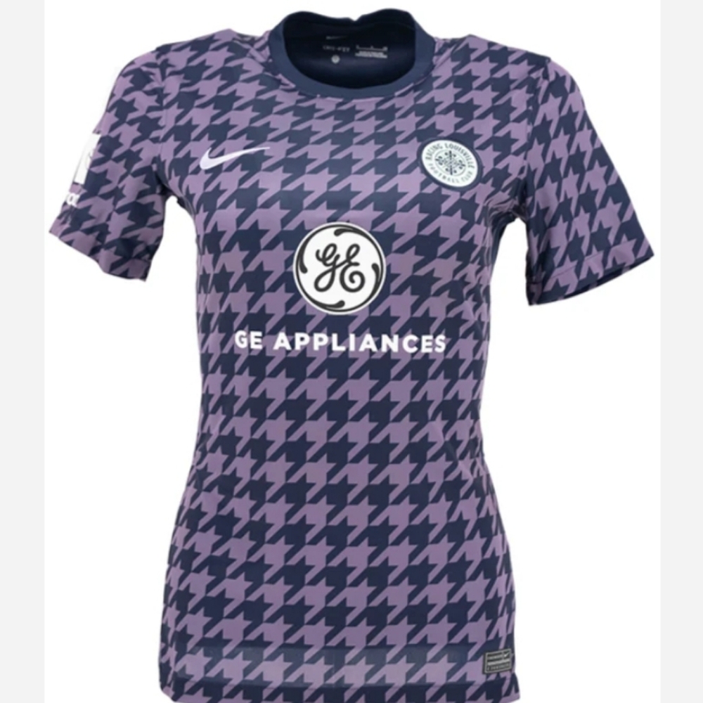 BNWT Racing Louisville FC Women's Houndstooth Home Kit Jersey